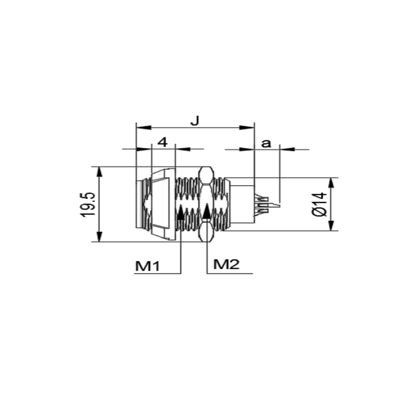 1P series plastic connector